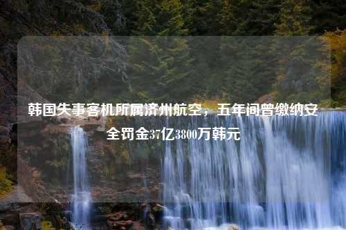 韩国失事客机所属济州航空，五年间曾缴纳安全罚金37亿3800万韩元