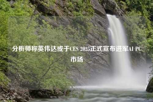 分析师称英伟达或于CES 2025正式宣布进军AI PC市场