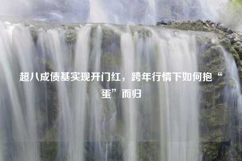 超八成债基实现开门红，跨年行情下如何抱“蛋”而归