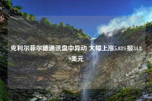 克利尔菲尔德通讯盘中异动 大幅上涨5.03%报34.89美元