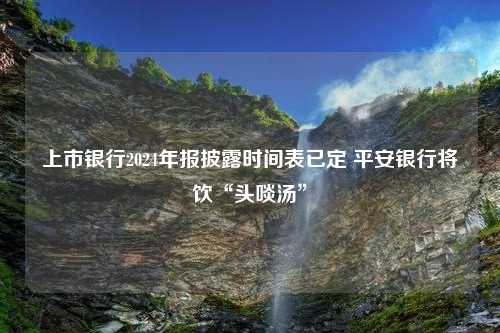 上市银行2024年报披露时间表已定 平安银行将饮“头啖汤”