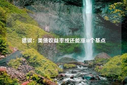 德银：美债收益率或还能涨40个基点