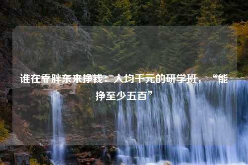 谁在靠胖东来挣钱：人均千元的研学班，“能挣至少五百”