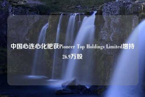 中国心连心化肥获Pioneer Top Holdings Limited增持26.9万股