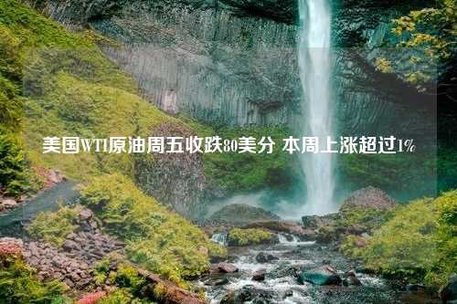 美国WTI原油周五收跌80美分 本周上涨超过1%