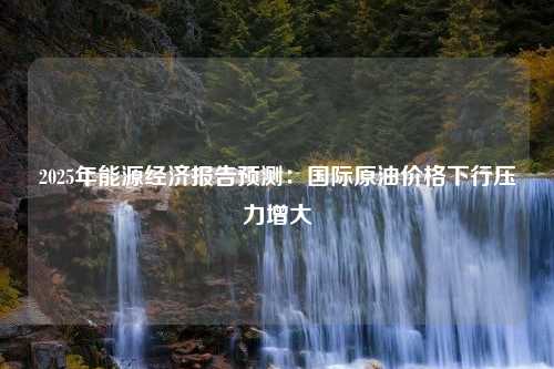 2025年能源经济报告预测：国际原油价格下行压力增大