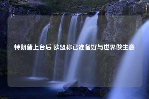 特朗普上台后 欧盟称已准备好与世界做生意